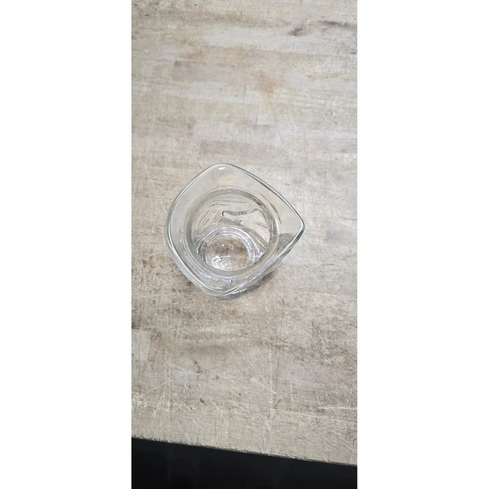 Vintage 1979-80 Avon Paul Revere Clear Votive Candleholder/Glass Cup